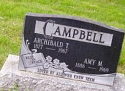 Archibald T Campbell on Sysoon