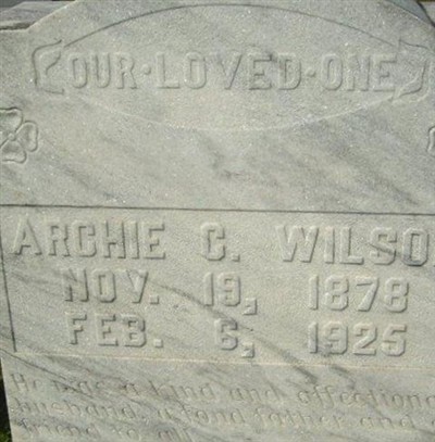 Archie C. Wilson on Sysoon