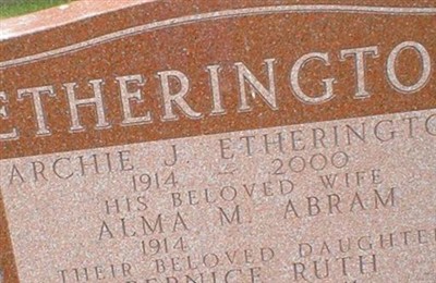 Archie James Etherington on Sysoon