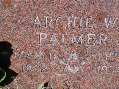 Archie W Palmer on Sysoon