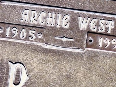 Archie West Browder on Sysoon