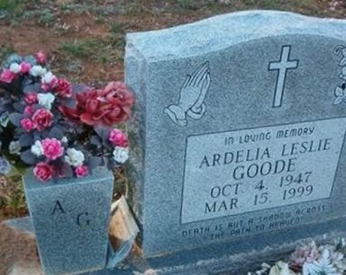 Ardelia Leslie Goode on Sysoon