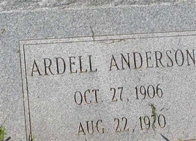 Ardell Anderson on Sysoon