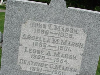 Ardella M Marsh on Sysoon