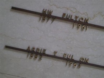 Ardie T. Fulton on Sysoon