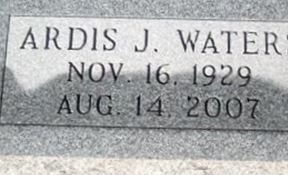 Ardis J Waters on Sysoon
