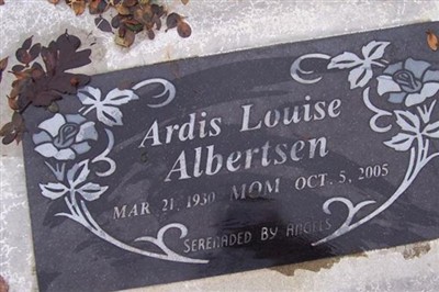 Ardis Louise Albertson on Sysoon