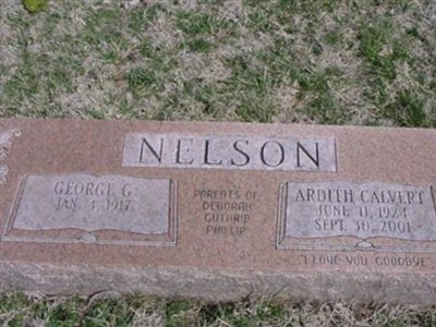 Ardith Calvert Nelson on Sysoon