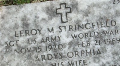Ardys Orphia Stringfield on Sysoon