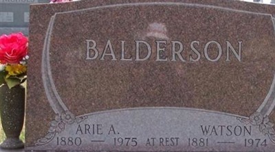 Arie Ann Cheuvront Balderson on Sysoon