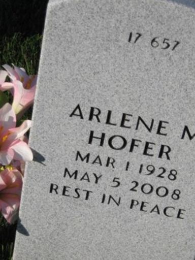 Arlene M Hofer on Sysoon