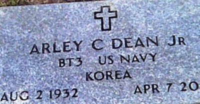 Arley C 'Jack' Dean, Jr on Sysoon
