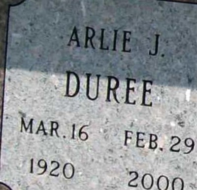 Arlie J. Duree on Sysoon