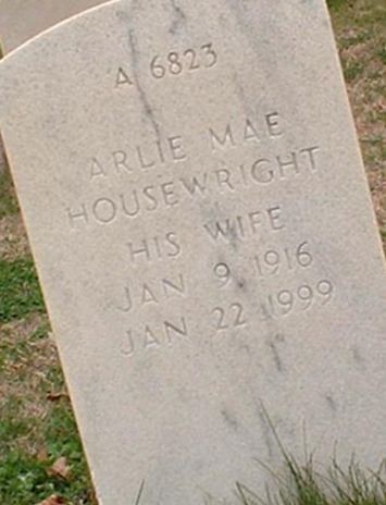 Arlie Mae Housewright on Sysoon