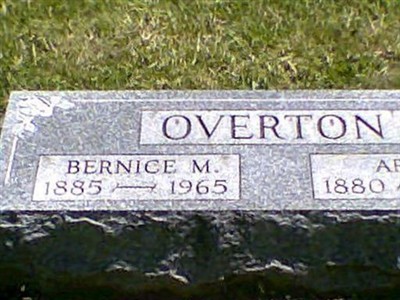 ARLIE OVERTON on Sysoon