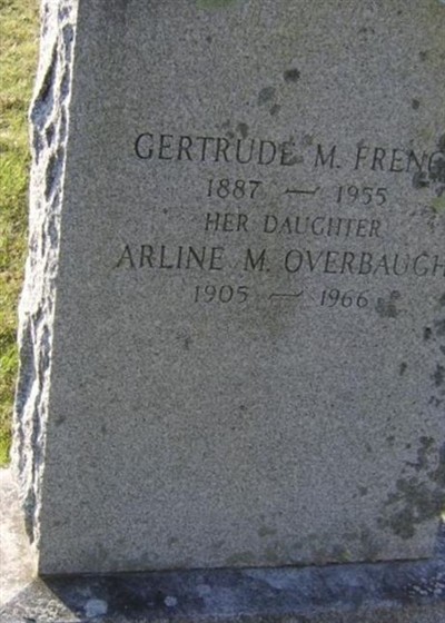 Arline M French Overbaugh on Sysoon