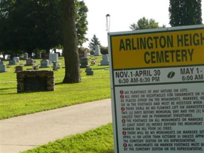 Arlington Heights Cemetery on Sysoon