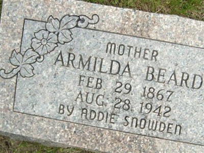 Armilda Beard on Sysoon