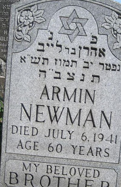 Armin Newman on Sysoon