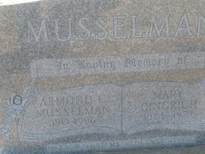 Armond C. Musselman on Sysoon