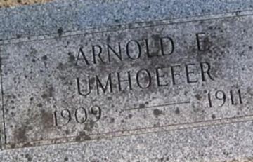 Arnold Edison Umhoefer on Sysoon