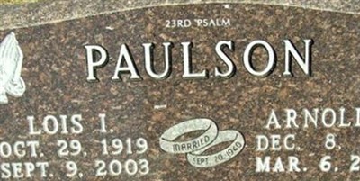 Arnold I. Paulson on Sysoon