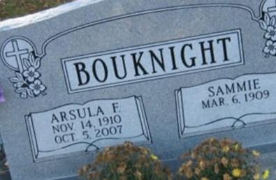 Arsula F. Bouknight on Sysoon