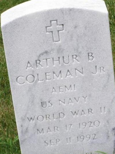 Arthur B Coleman, Jr on Sysoon