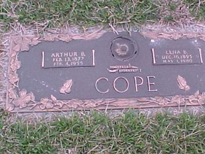 Arthur Burt Cope on Sysoon