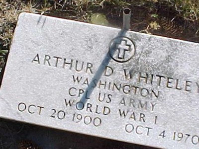 Arthur D Whiteley on Sysoon