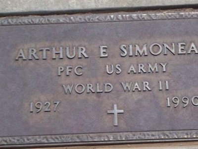 Arthur E Simoneau on Sysoon
