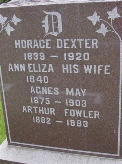 Arthur Fowler Dexter on Sysoon