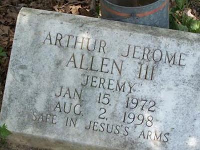 Arthur Jerome Allen, III on Sysoon