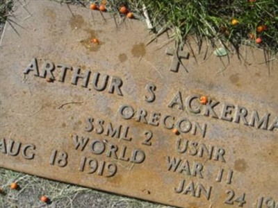 Arthur Sherman Ackerman on Sysoon