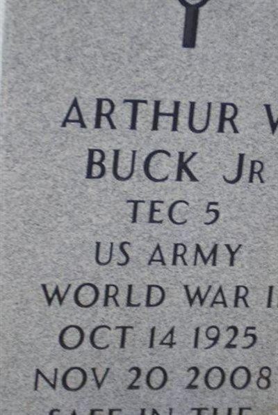 Arthur Wilson Buck, Jr on Sysoon