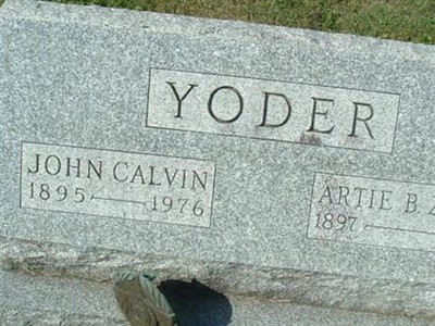 Artie B. Zook Yoder on Sysoon