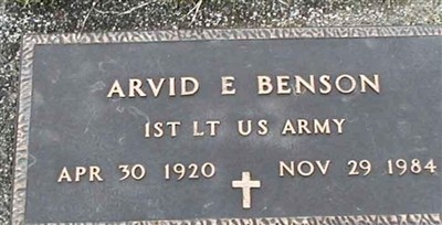 Arvid E Benson on Sysoon