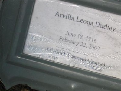 Arvilla Leona Krick Dudley on Sysoon