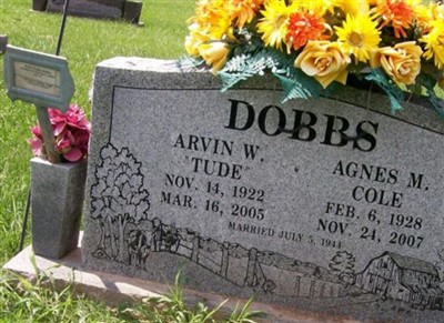 Arvin "Tude" William Dobbs on Sysoon