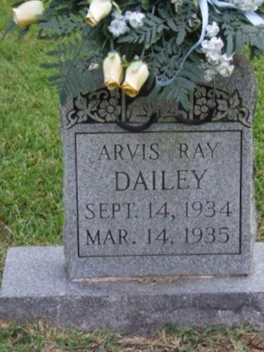 Arvis Ray Dailey on Sysoon