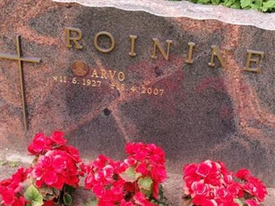 Arvo Roininen on Sysoon