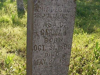 Asa C. Garman on Sysoon