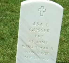 Asa L Gosser on Sysoon