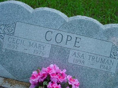Asa Truman Cope on Sysoon