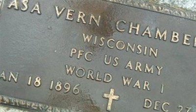 Asa Vern Chamberlin on Sysoon