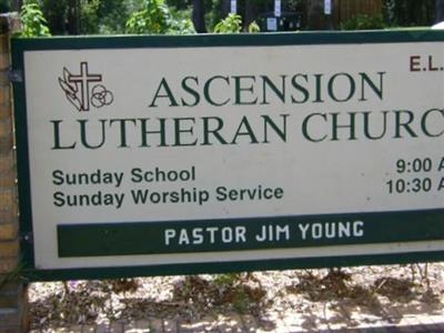 Ascension Lutheran Church Memorial Garden on Sysoon