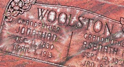 Asenath M Woolston on Sysoon