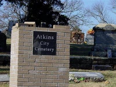 Atkins City Cemetery on Sysoon