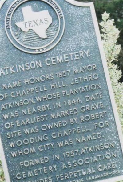 Atkinson Cemetery on Sysoon