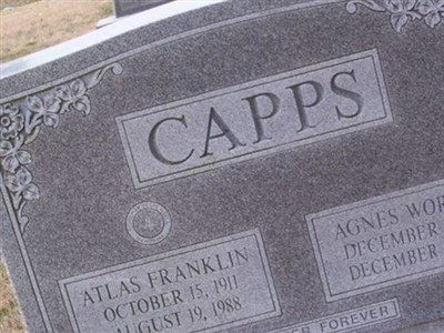 Atlas Franklin Capps on Sysoon